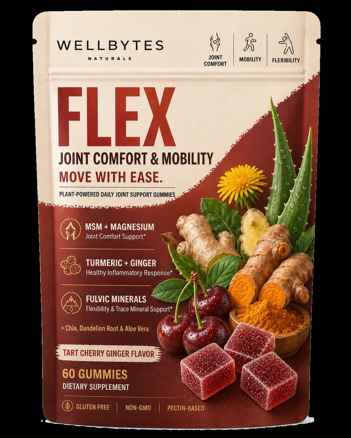 WellBytes Flex — Joint Comfort & Mobility Gummies